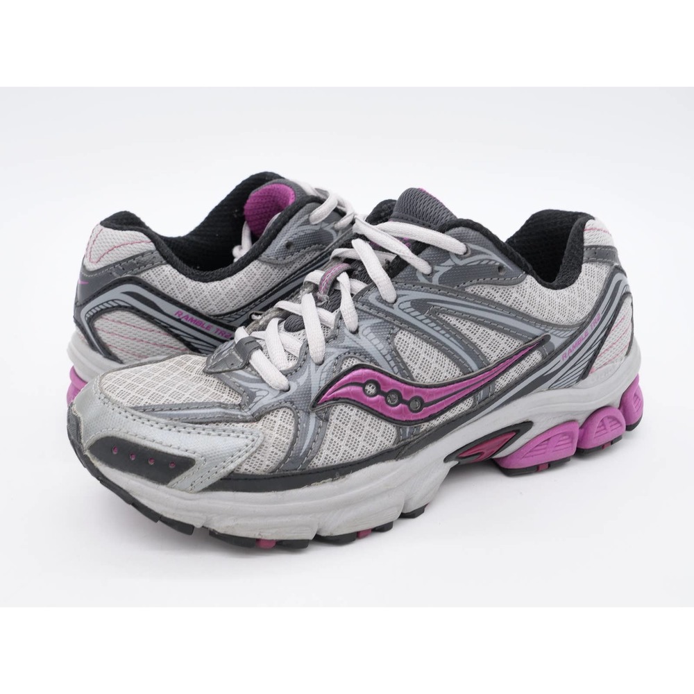 Saucony Women's Athletic Shoes in Gray and Purple